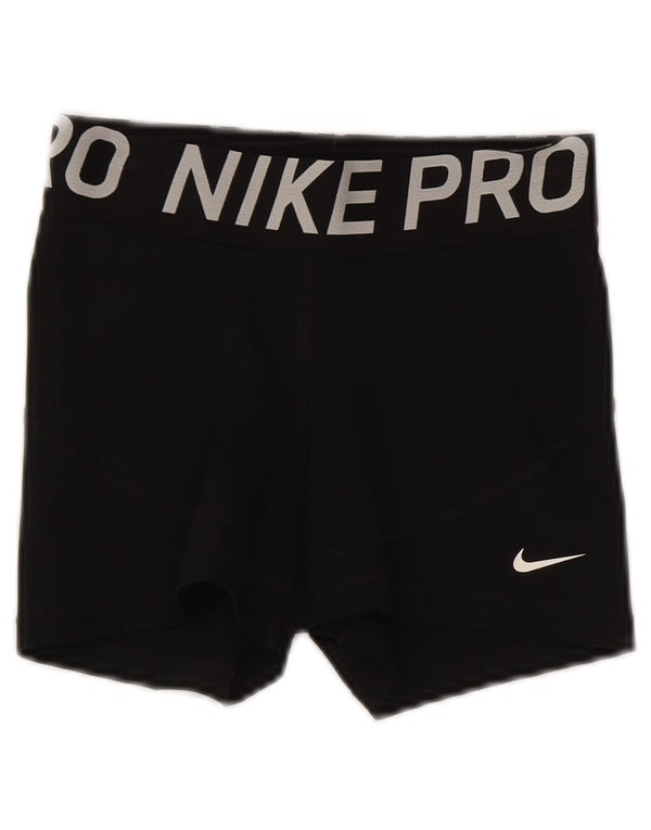 Nike Short de sport graphique pour femme UK 4 XS Noir