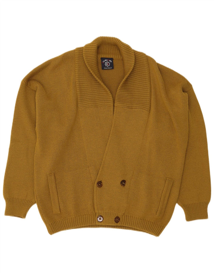 Marc Gibaldi Pull Cardigan Homme IT 50 Kaki Moyen