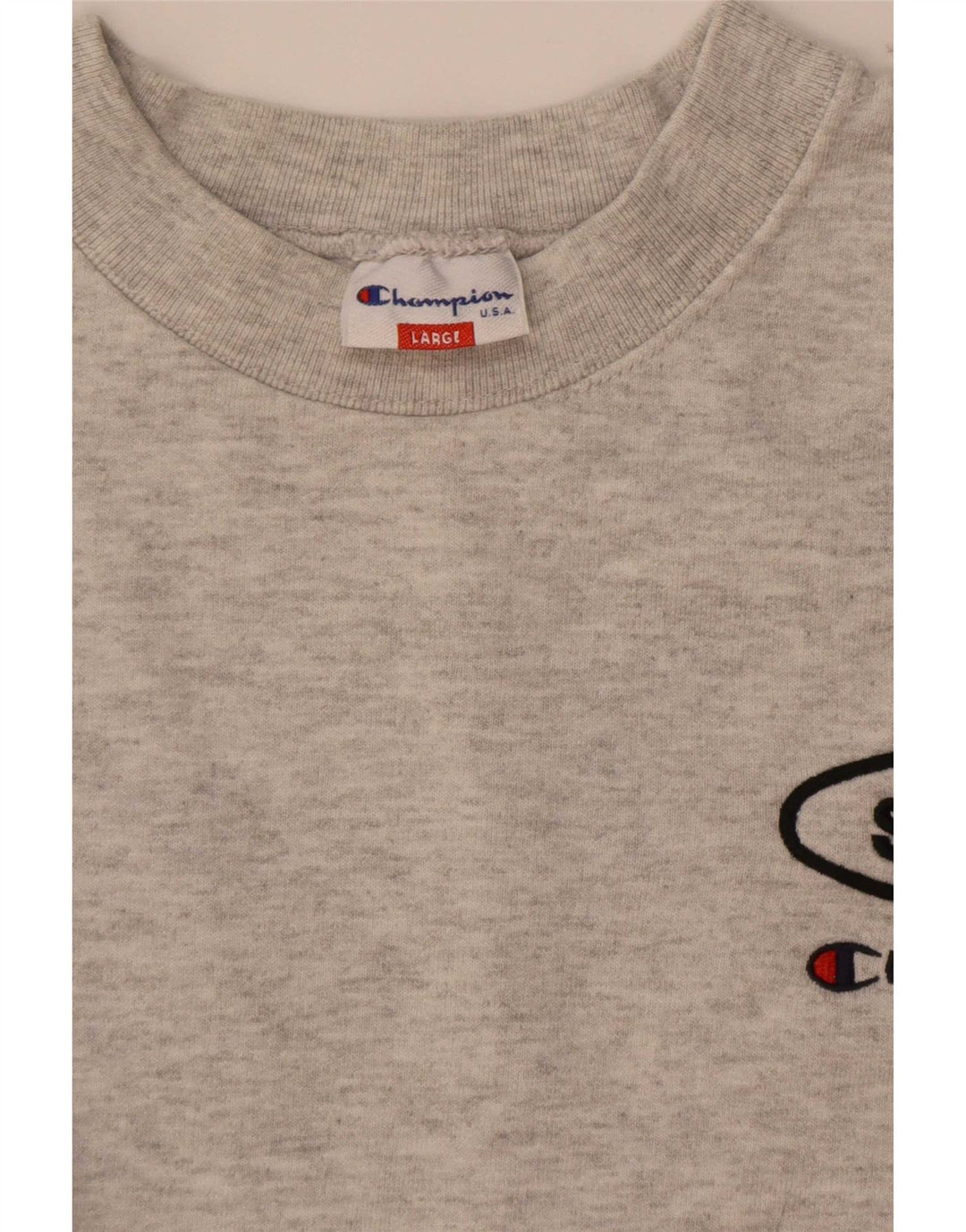 Champion Sweat-shirt surdimensionné pour femme UK 16 Large Gris Moucheté