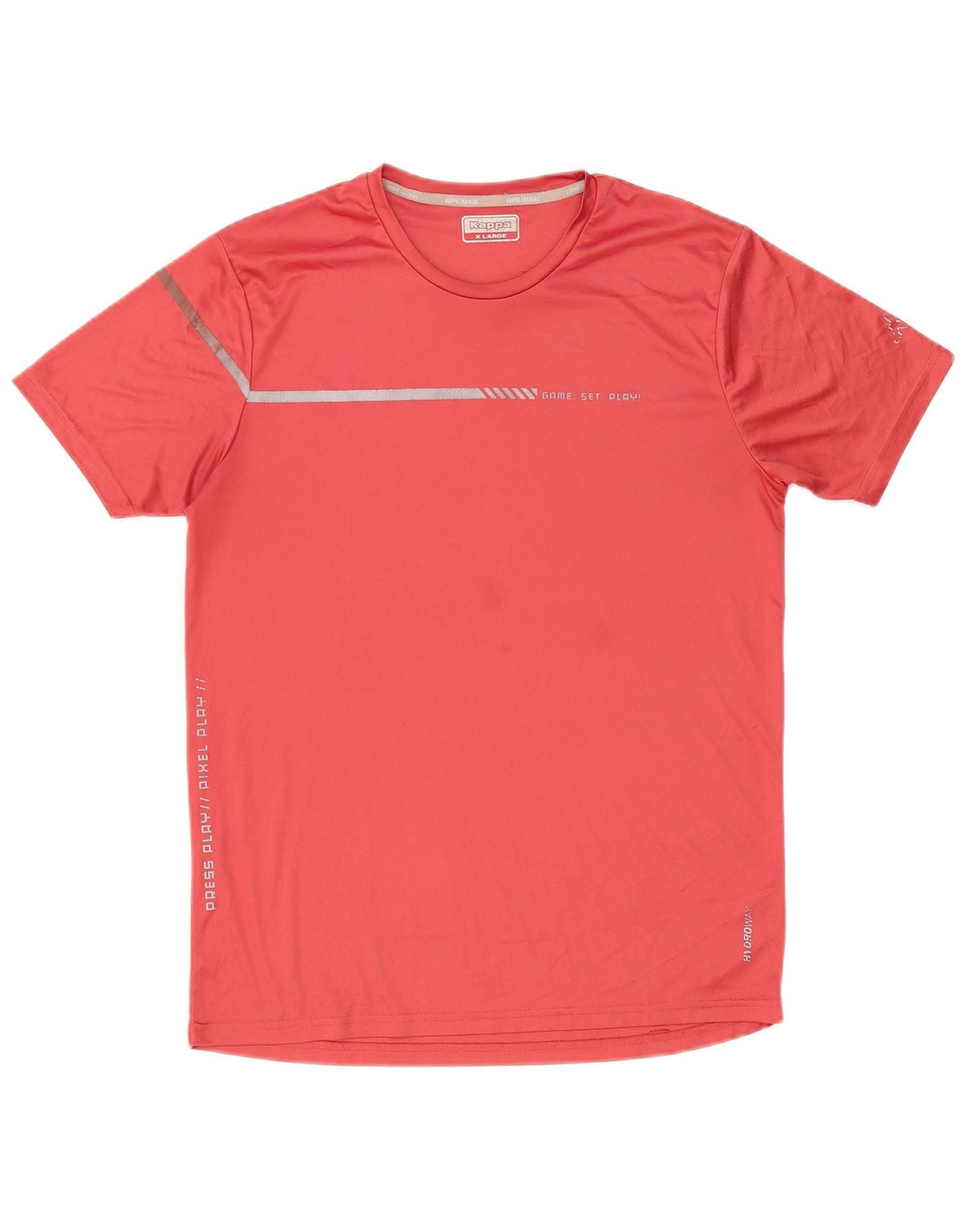 Kappa T-Shirt Homme Top XL Rouge Polyester
