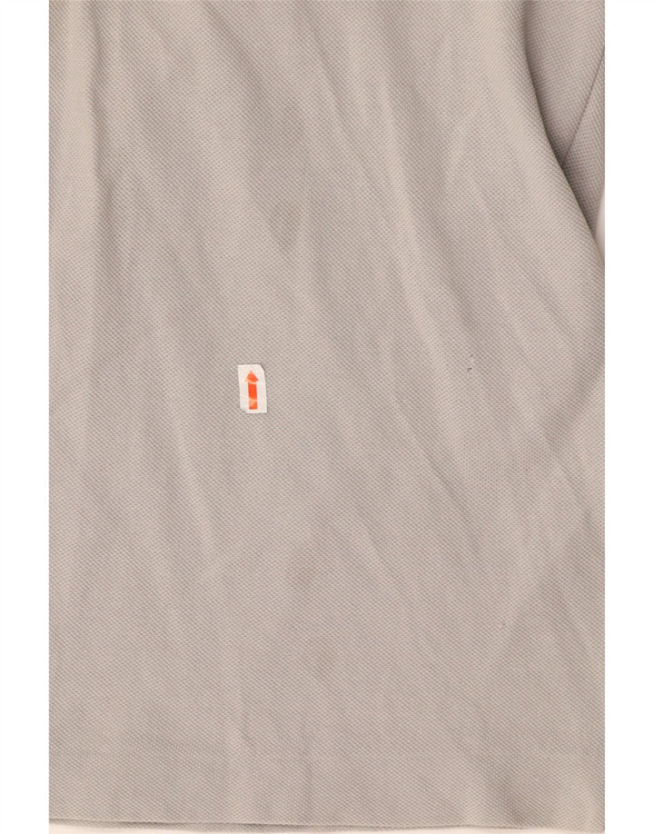 LACOSTE Polo Homme Taille 4 Coton Gris Moyen