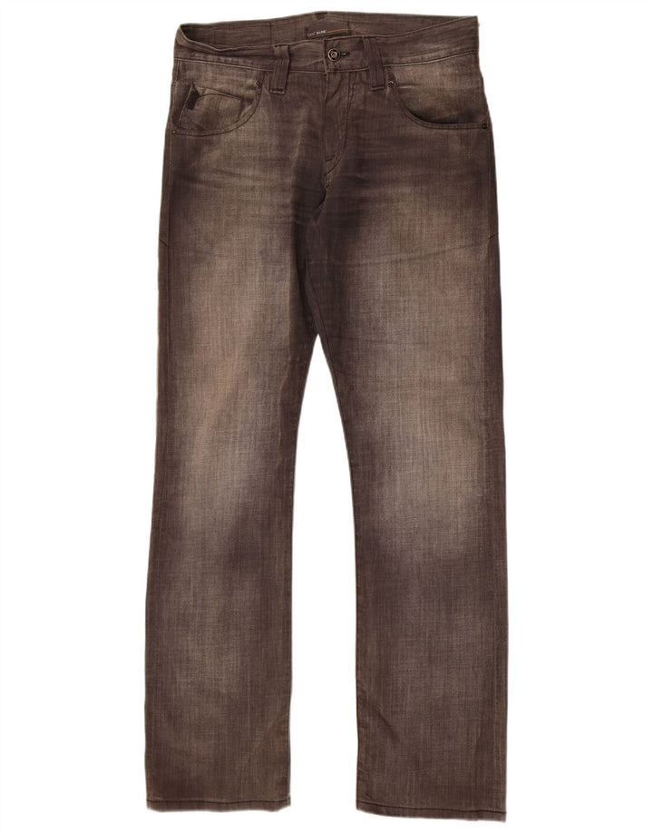 Lee Jean Droit Clark Homme W32 L34 Gris Coton