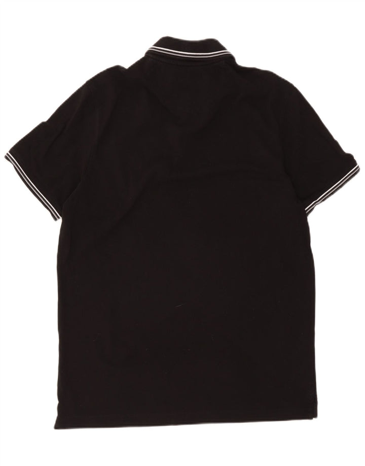Bugatti Polo Homme Rayé Noir Moyen