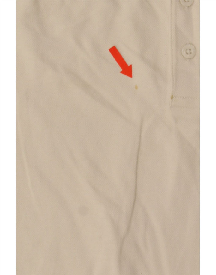Kappa Polo Homme Blanc Moyen Coton