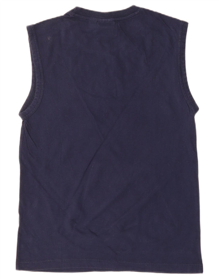 FILA Débardeur graphique pour femme UK 18 XL Bleu marine Coton