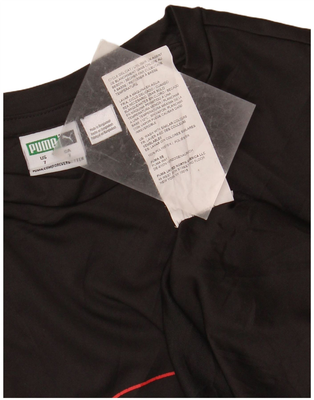 PUMA Débardeur graphique garçon 6-7 ans noir polyester