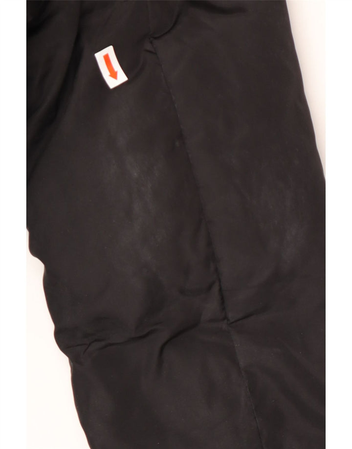 ARMANI JEANS Manteau matelassé à capuche surdimensionné pour femme IT 38 XS Noir Polyester