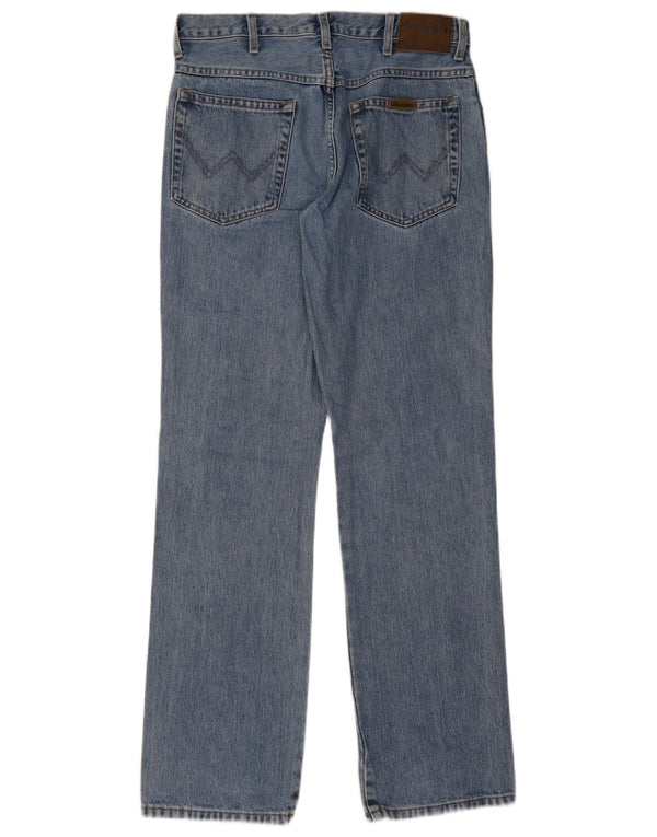 Wrangler Jean droit coupe régulière pour homme W32 L32 bleu coton