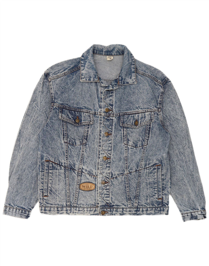 Wild Veste en jean pour homme UK 38 Bleu moyen Coton