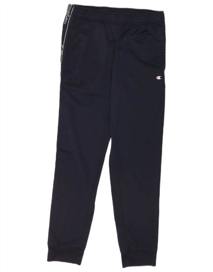 Champion Pantalon de survêtement graphique pour homme Bleu marine moyen Polyester