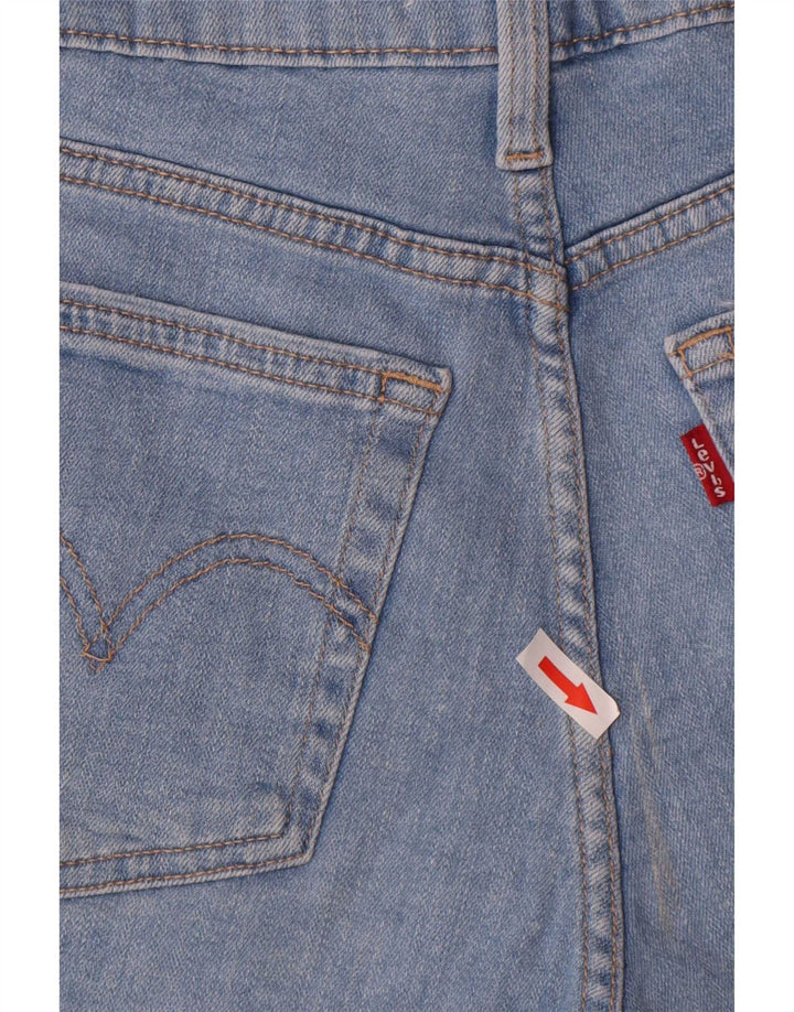 Levi's Short en Denim Déchiré Small W26 Femme Bleu Coton