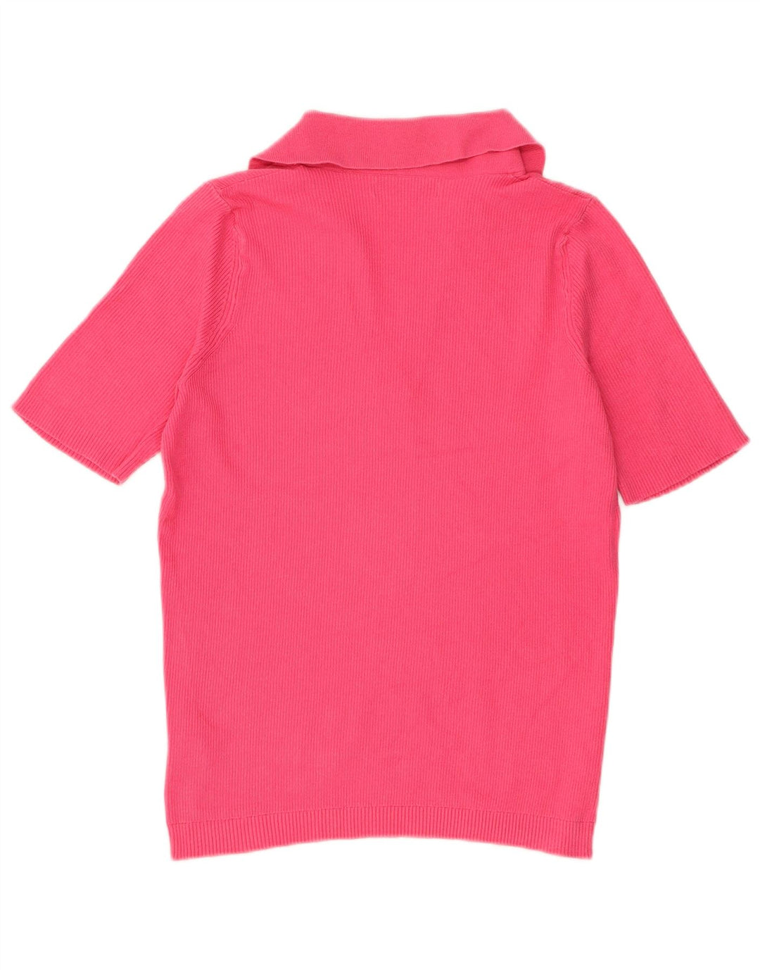 Marks & Spencer Pull à col polo pour femme Rose moyen UK 12