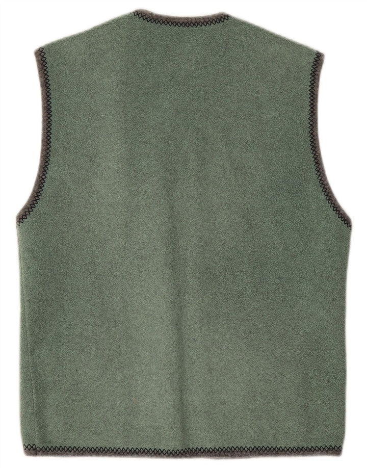 Think Pink Gilet Polaire Femme UK 10 Petit Vert Polyester