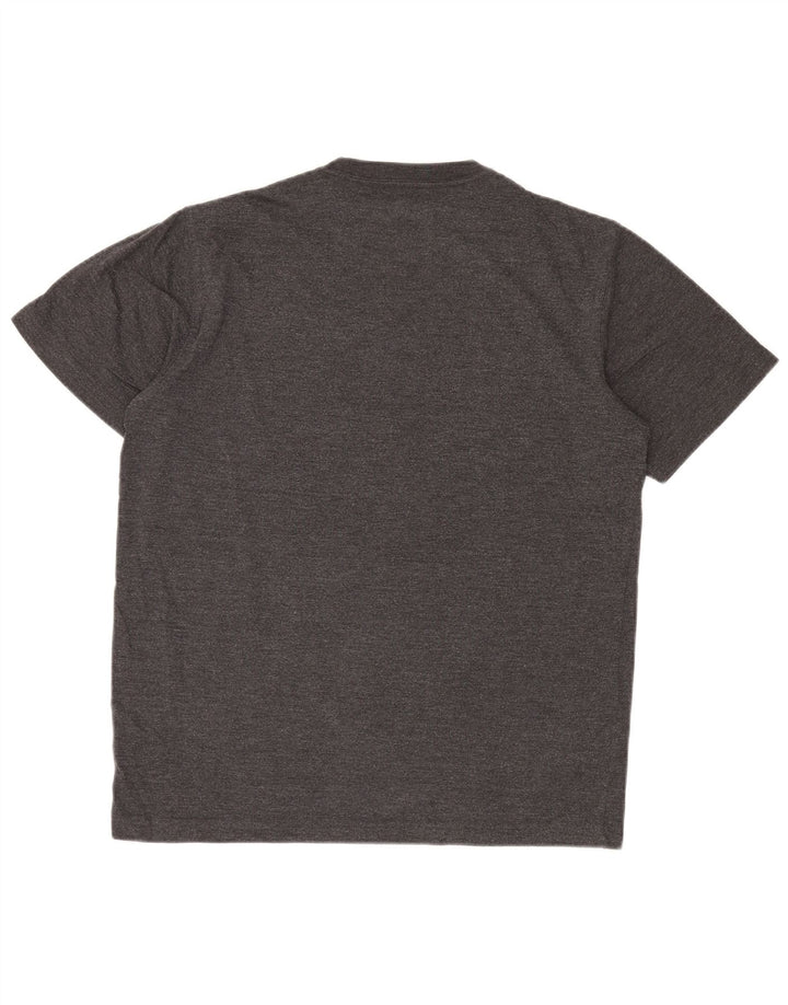 EDDIE BAUER T-Shirt Homme Gris Moyen Moucheté Coton
