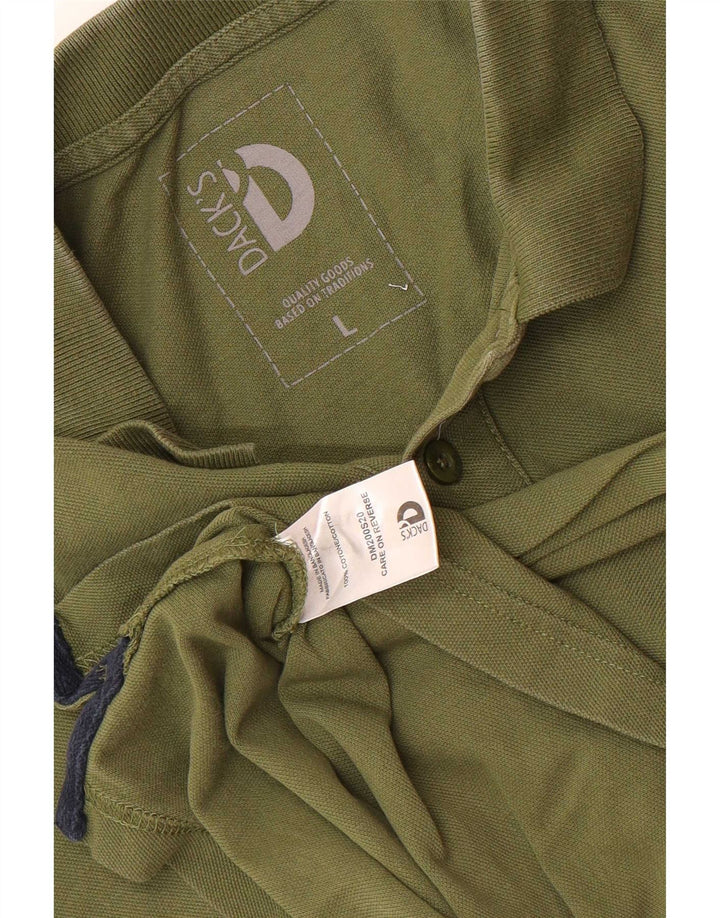 Dack's Polo Homme Large Kaki Coton