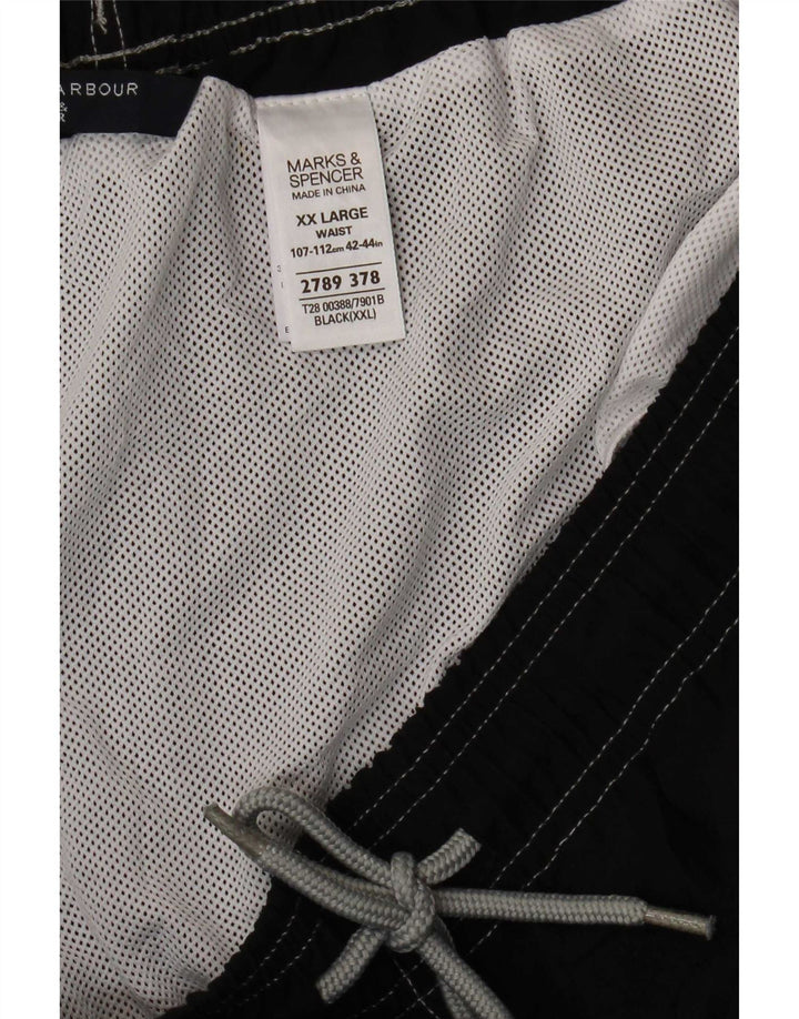 Marks & Spencer Short de bain homme 2XL noir polyester