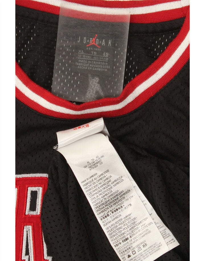 Jordan Débardeur graphique pour garçon 13-14 ans XL Noir Polyester