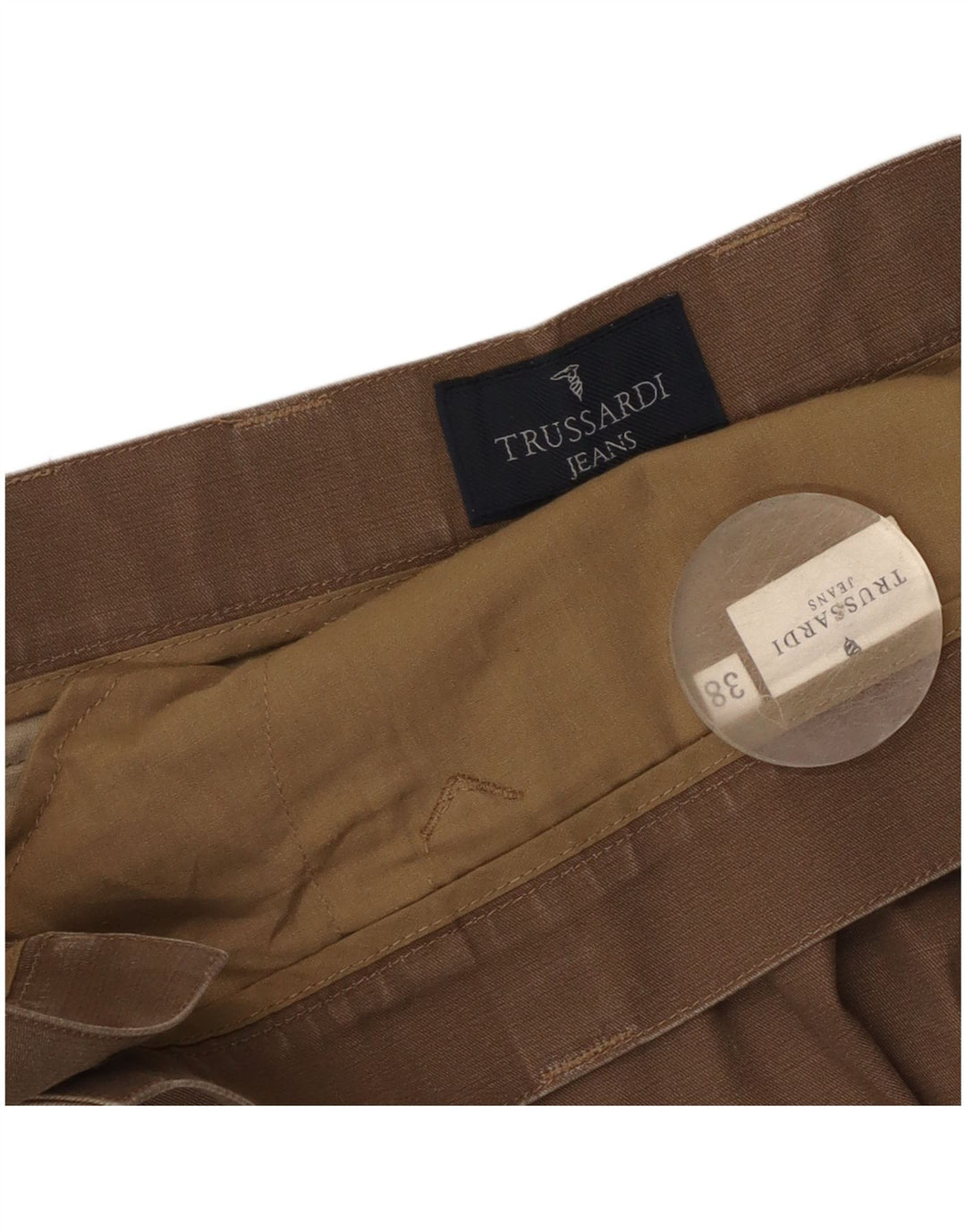 Trussardi Pantalon Droit Casual W38 L31 Marron Homme