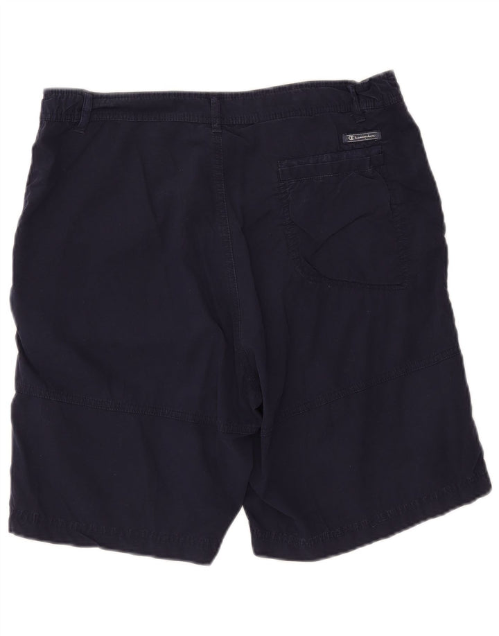 Champion Short Chino Homme Medium W32 Bleu Marine Coton