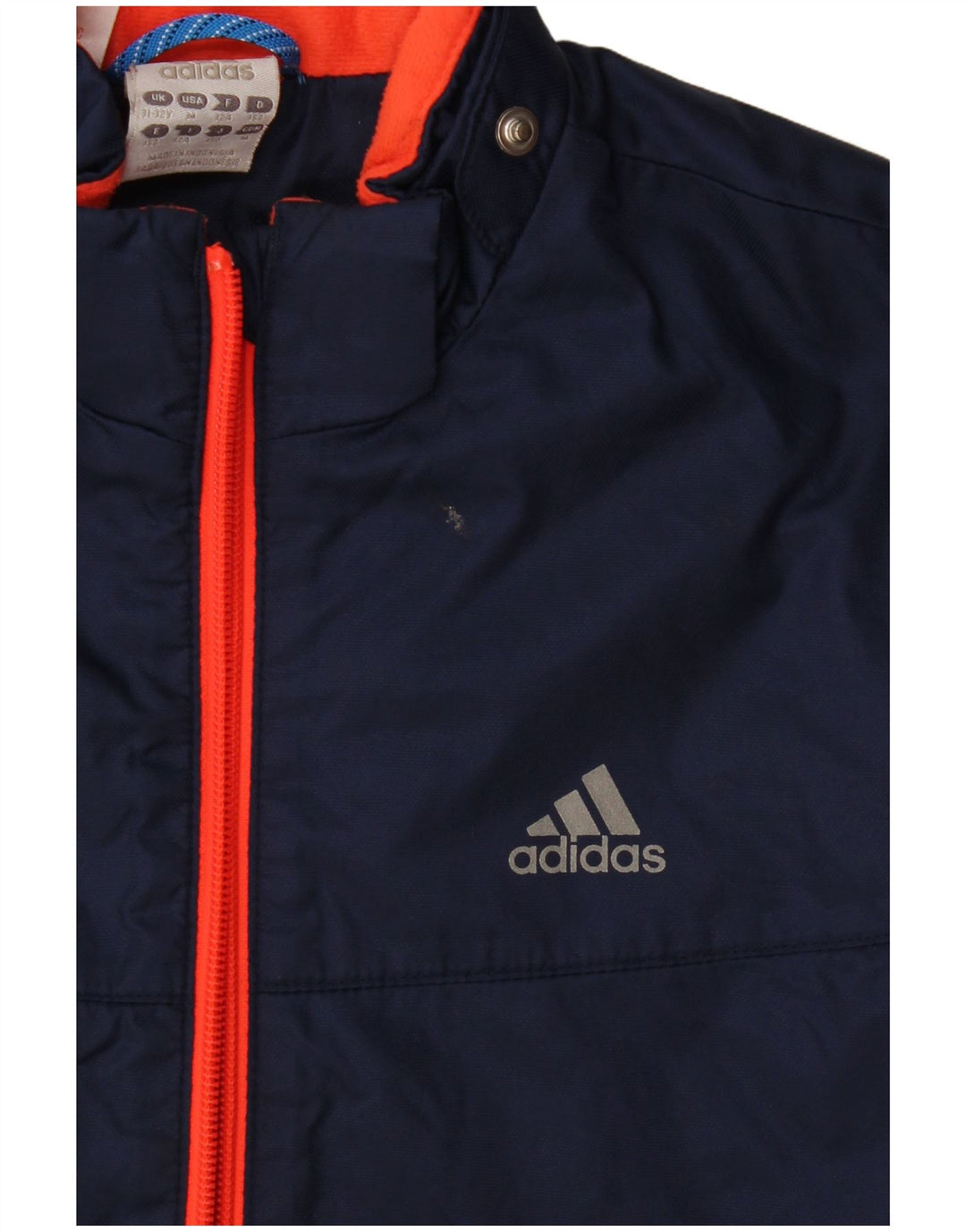 Adidas Veste Coupe-Vent Garçon 11-12 Ans Bleu Marine Colourblock Polyamide