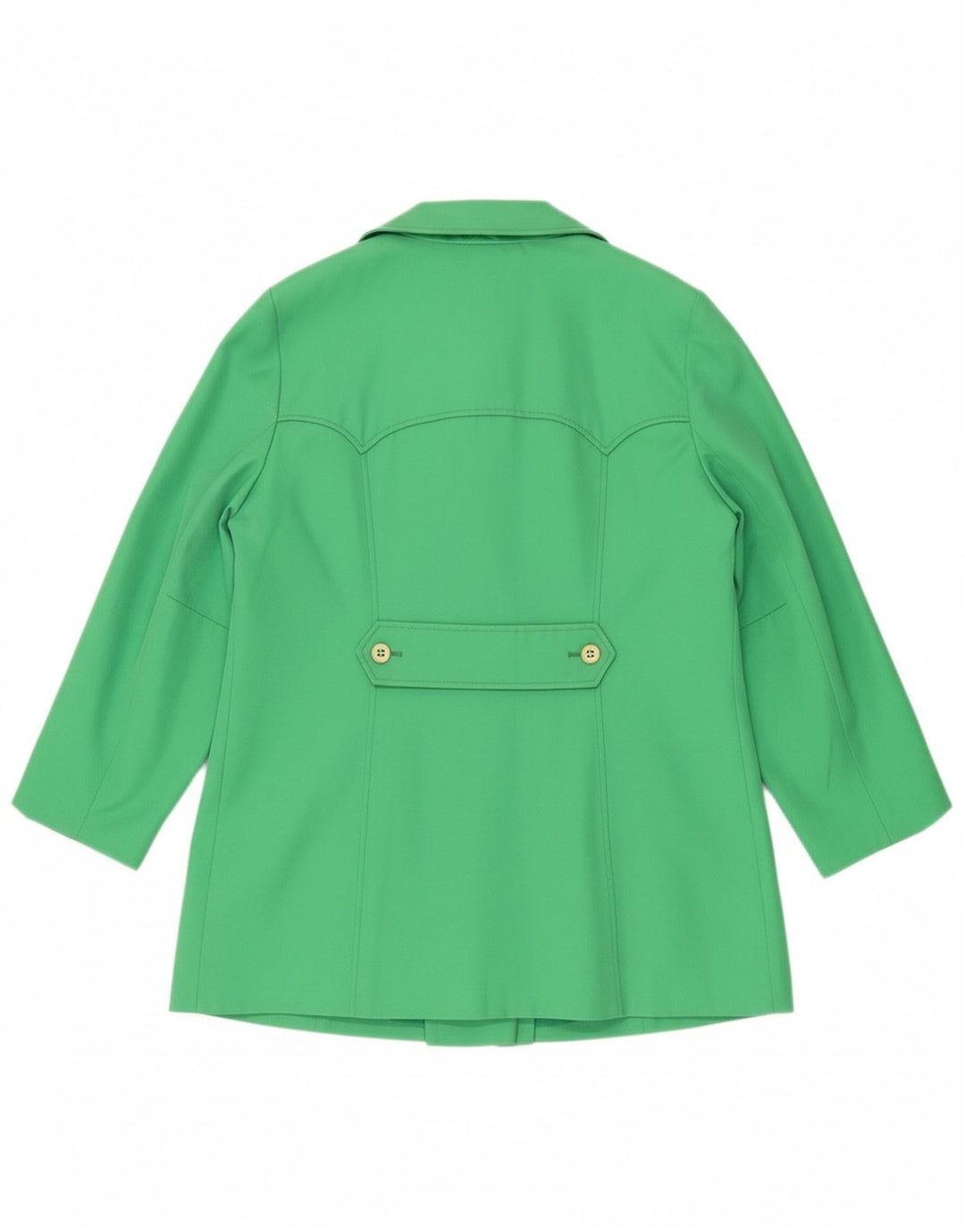HUCKE Womens Overcoat EU 46 XL Green Polyester Vintage Hucke and Second-Hand Hucke from Messina Hembry 