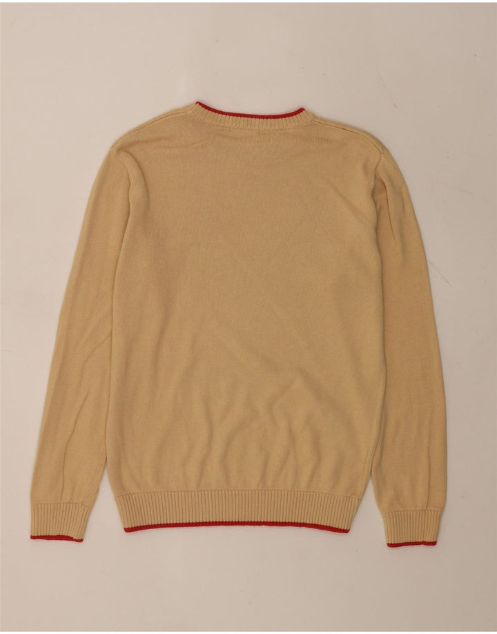 Sergio Tacchini Pull Col Rond Homme Coton Beige Moyen