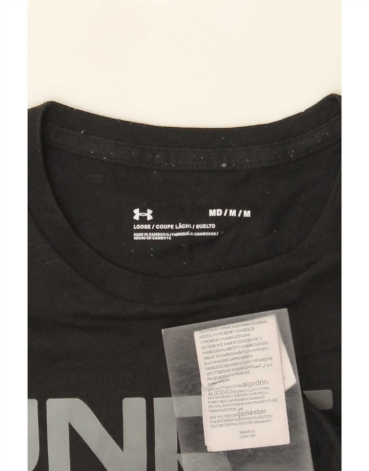 Under Armour T-Shirt Graphique Homme Noir Moyen Coton