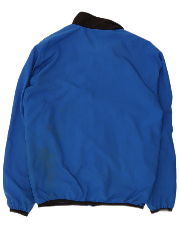 Puma Veste de survêtement pour homme Small Bleu Colorblock Polyester