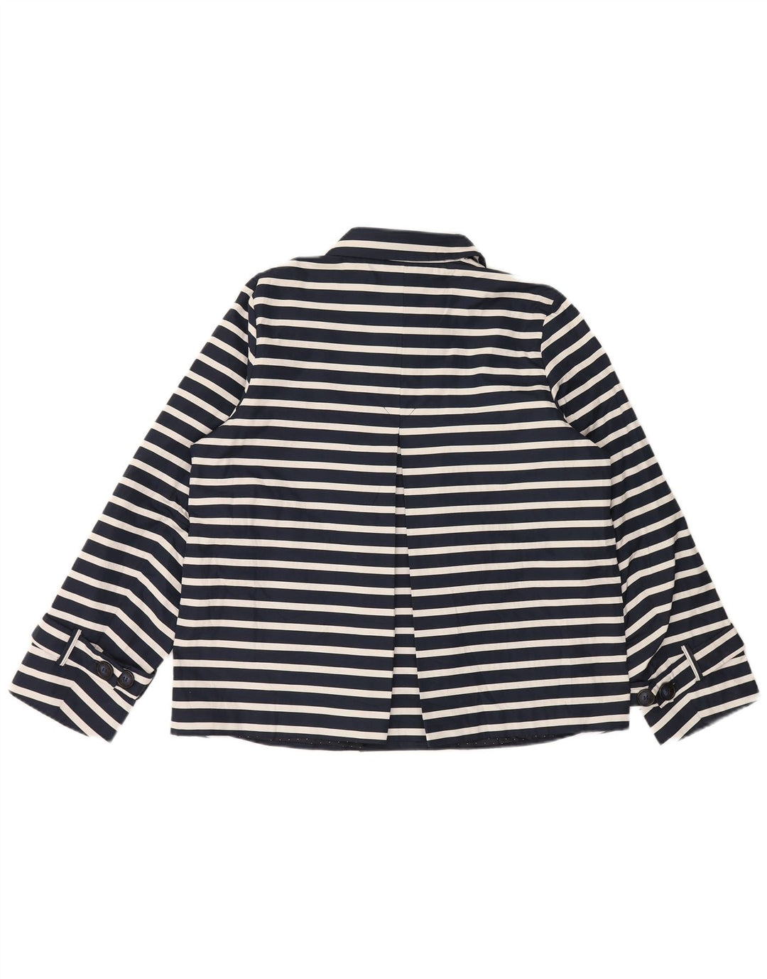 Persona By Marina Rinaldi Manteau double boutonnage pour femme Taille 19 Small Navy Bl