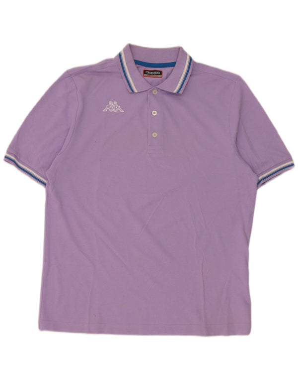 Kappa Polo Homme Violet Moyen Coton