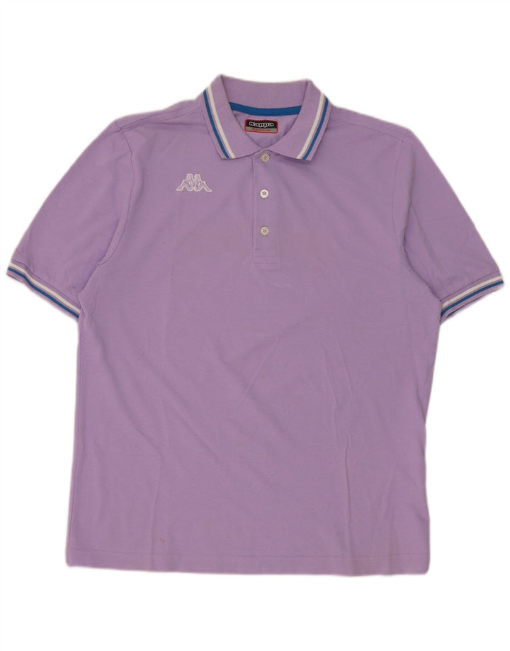 Kappa Polo Homme Violet Moyen Coton