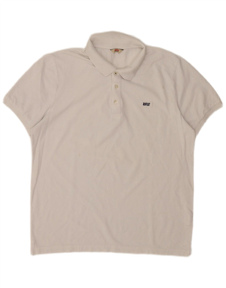 Polo Homme Rifle XL Coton Blanc