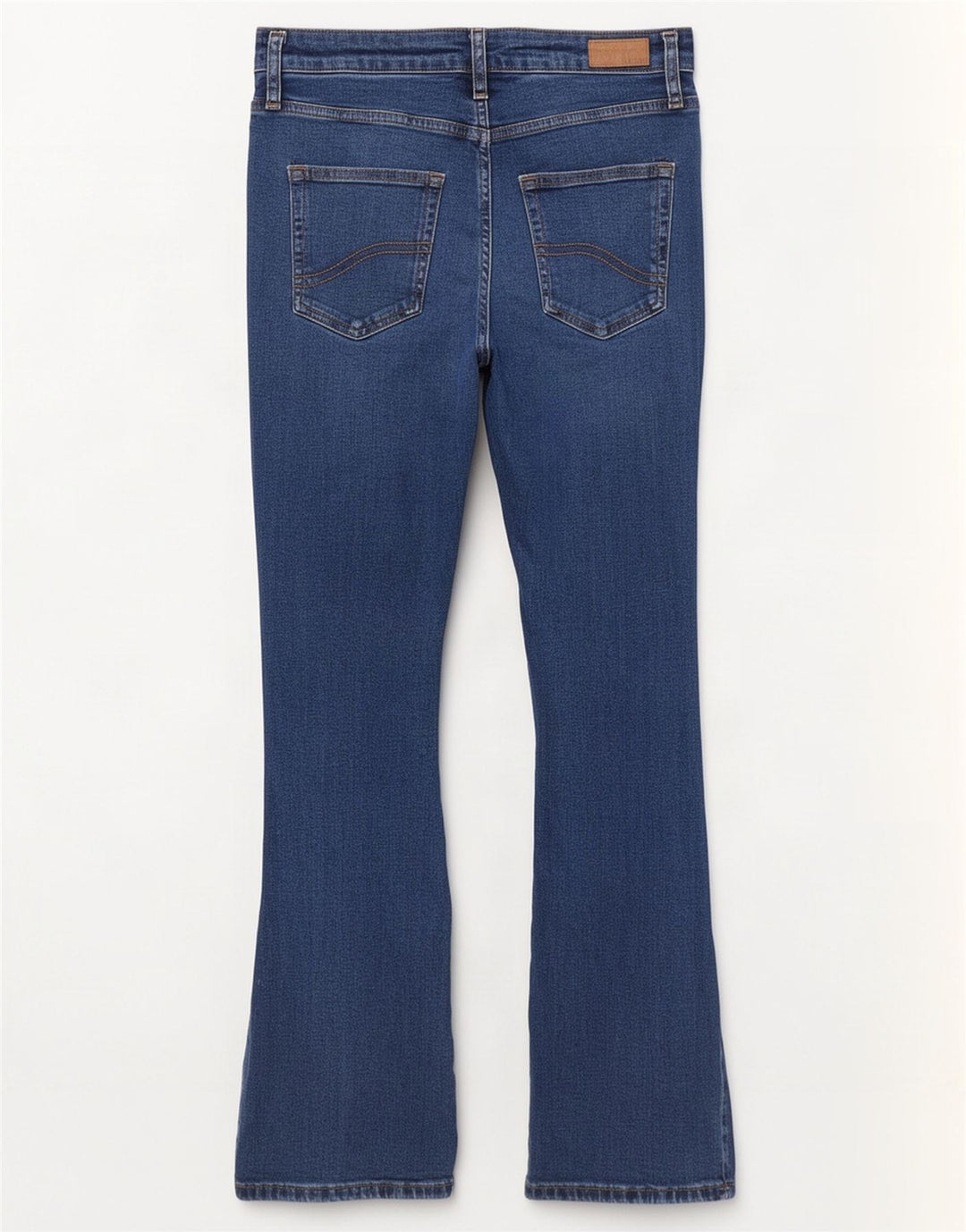 Fat Face Jeans Brooke Bootcut pour femme UK 12 Medium W28 L29 Bleu Coton