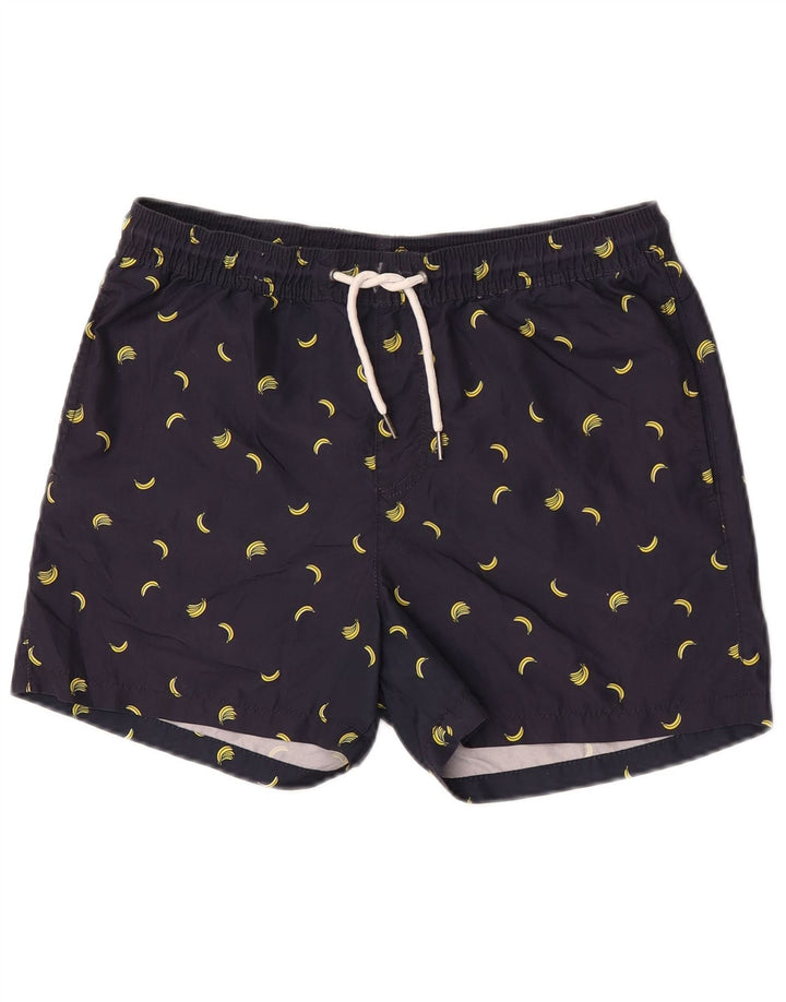 Jack & Jones Short de Bain Graphique Homme Petit Bleu Marine Polyester