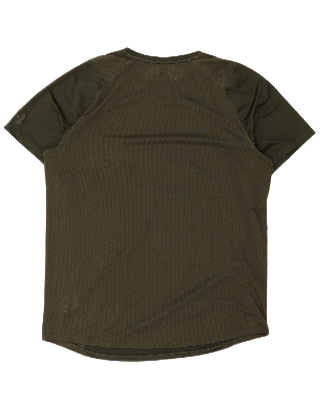 Under Armour T-Shirt Ajusté Homme Top XL Vert Rayé Polyester