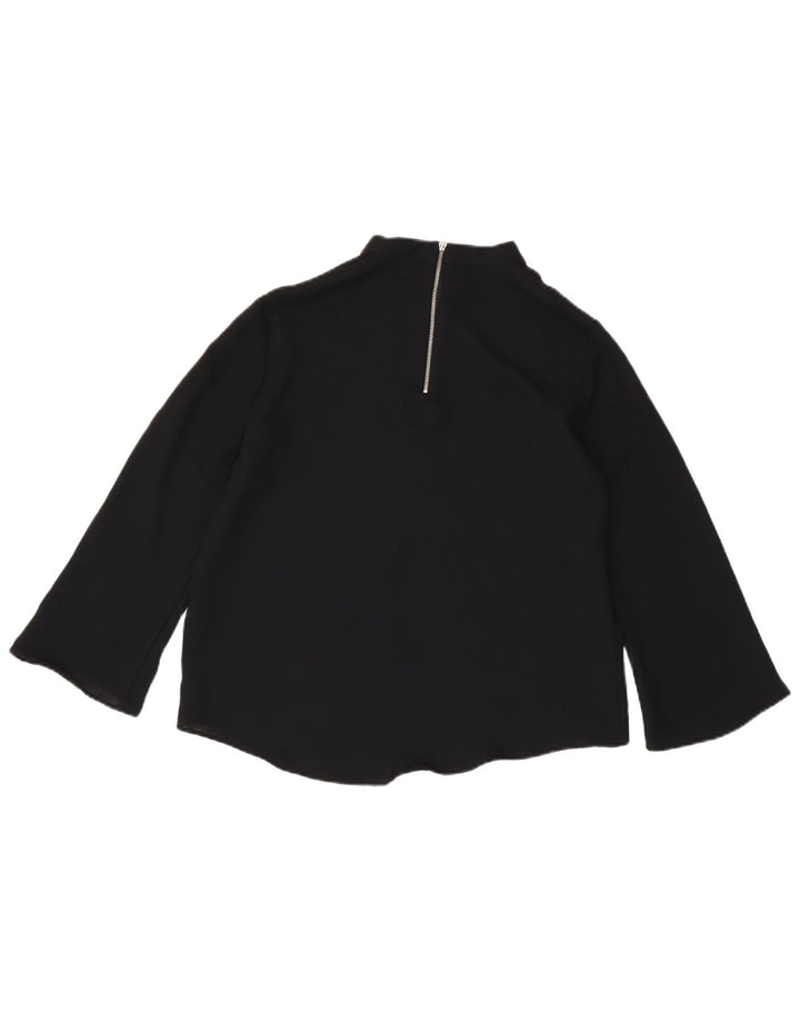 Zara Chemisier à manches 3/4 pour femme UK 14 Large Noir
