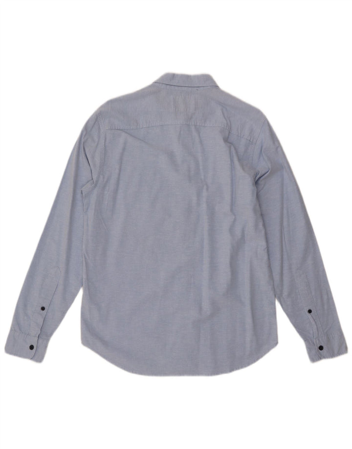 HOLLISTER Chemise Homme Bleu Moyen Coton