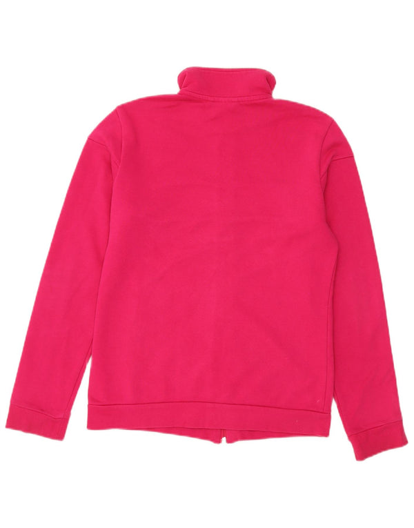 Adidas Veste de survêtement pour femme UK 8/10 Petit Rose Colorblock Coton