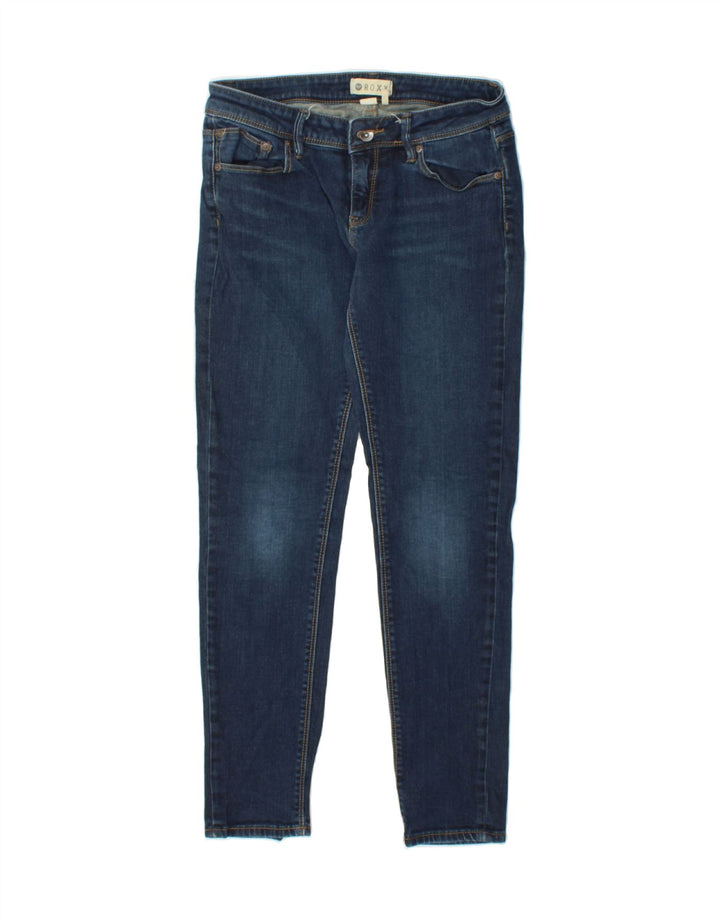 ROXY Womens Skinny Jeans W28 L28 Blue Cotton Vintage Roxy and Second-Hand Roxy from Messina Hembry 