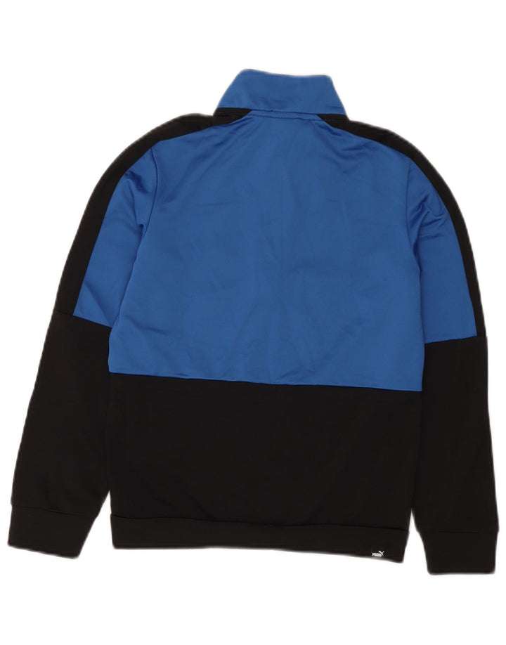 Puma Veste de Survêtement Graphique Garçon 9-10 Ans Bleu Colorblock