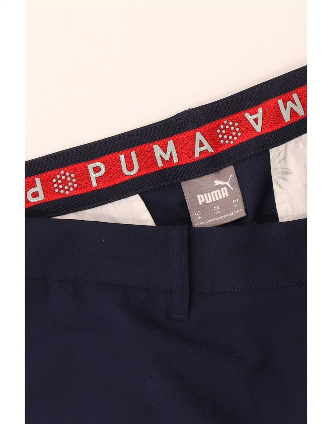 Puma Short Chino W36 Homme Bleu Marine Large