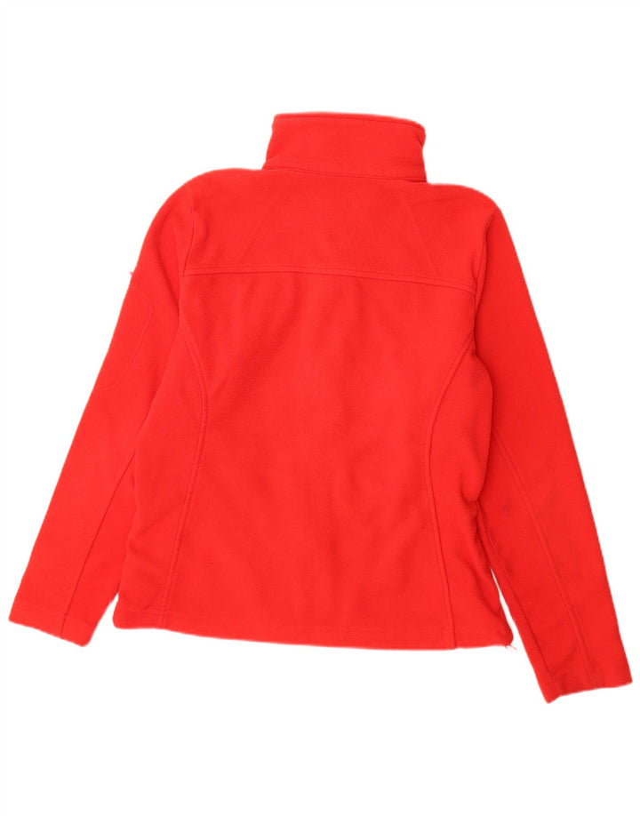 COLUMBIA Veste Polaire Femme UK 12 Rouge Moyen Polyester