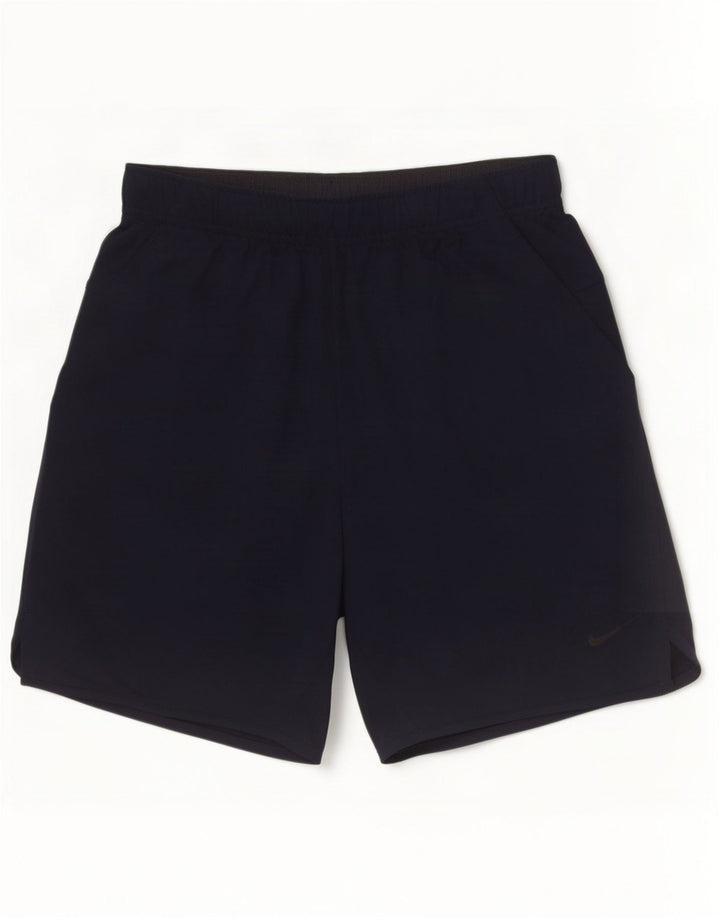 Short de sport Nike Dri Fit pour hommes, petit, bleu marine, en polyester