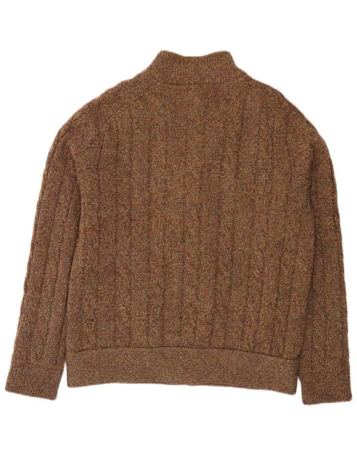 Jeckerson Cardigan pour homme Marron Taille L