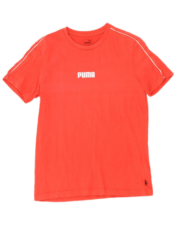 Puma T-Shirt Graphique Homme Petit Rouge Coton