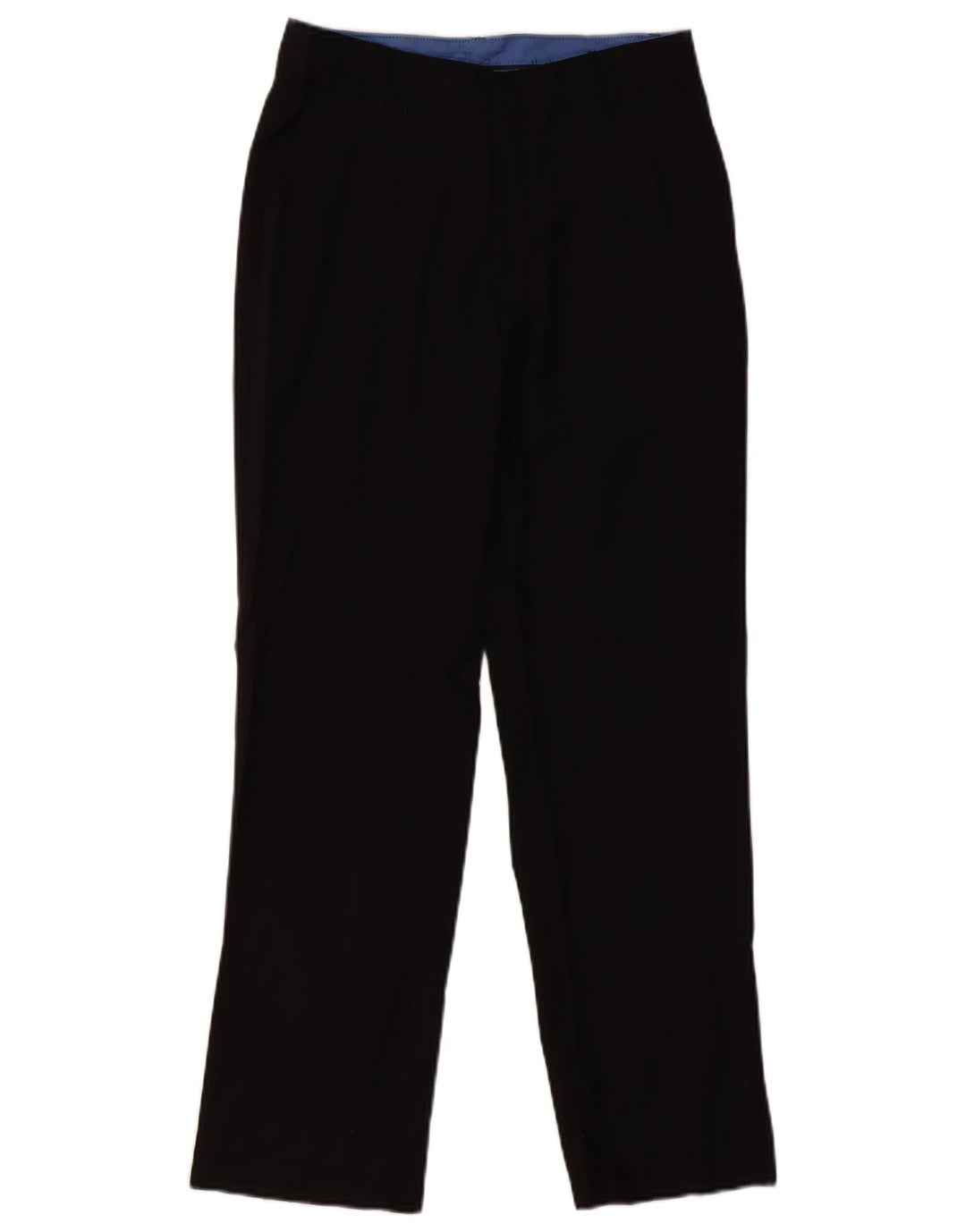 IZOD Pantalon de Costume Droit Garçon 15-16 Ans W28 L29 Noir Polyester