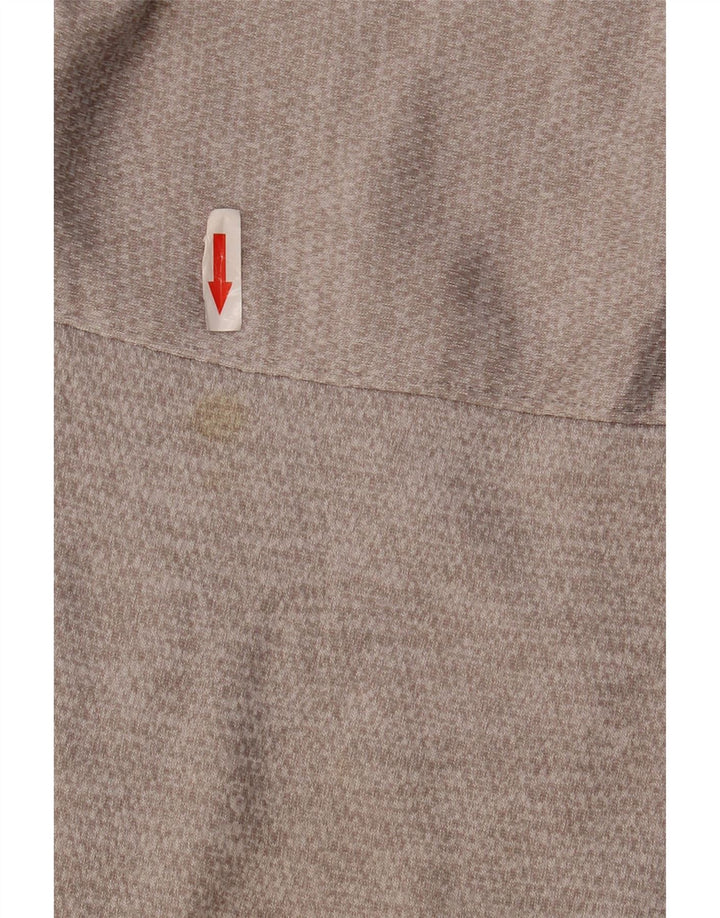 ADIDAS Sweat-shirt graphique à col zippé pour homme XL Gris Polyester