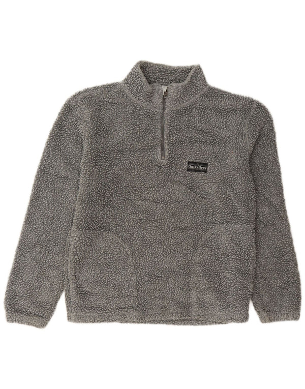 Quiksilver Pull Polaire à Col Zippé Fille 13-14 Ans Grand Gris Polyester