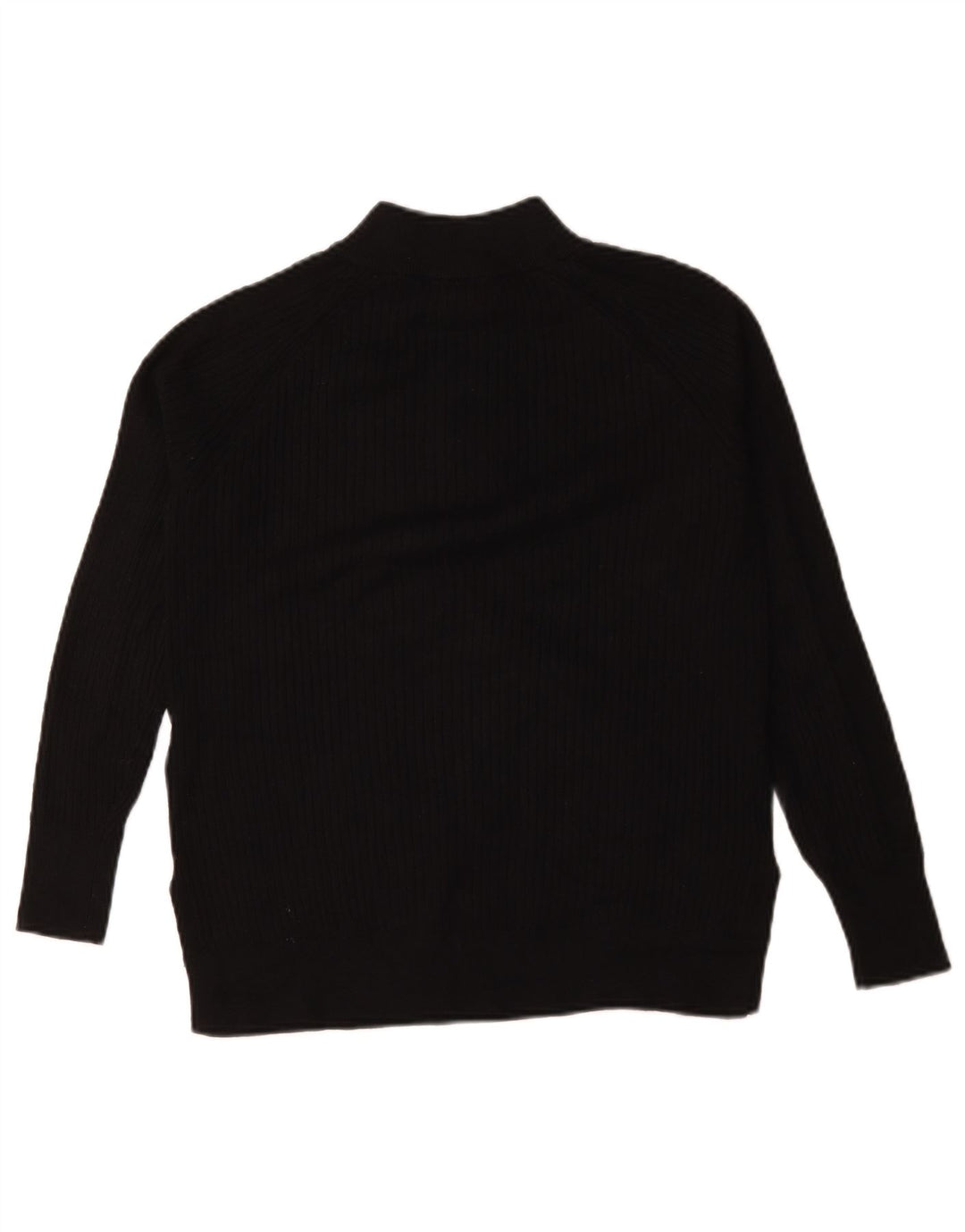 Marks & Spencer Pull surdimensionné à col zippé pour femme UK 6 XS Noir