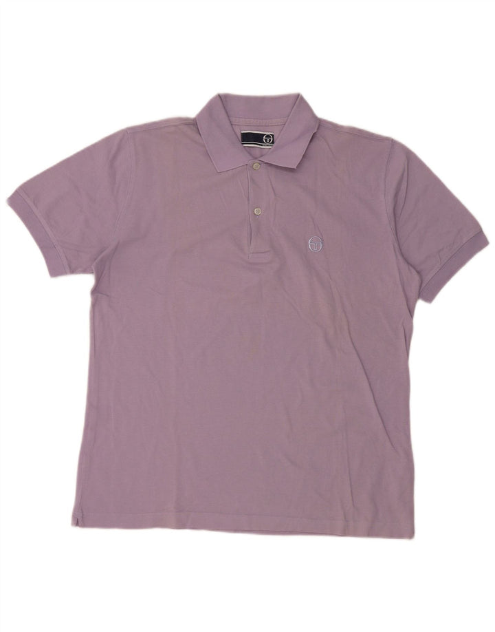 Sergio Tacchini Polo Homme IT 48 Coton Violet Moyen